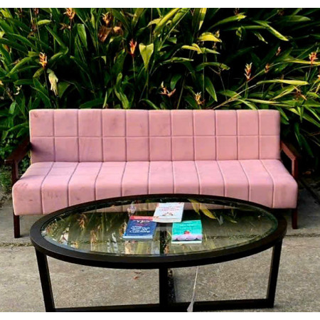 LS-591 Pink : Ghế Sofa Băng Ngã Thành Giường